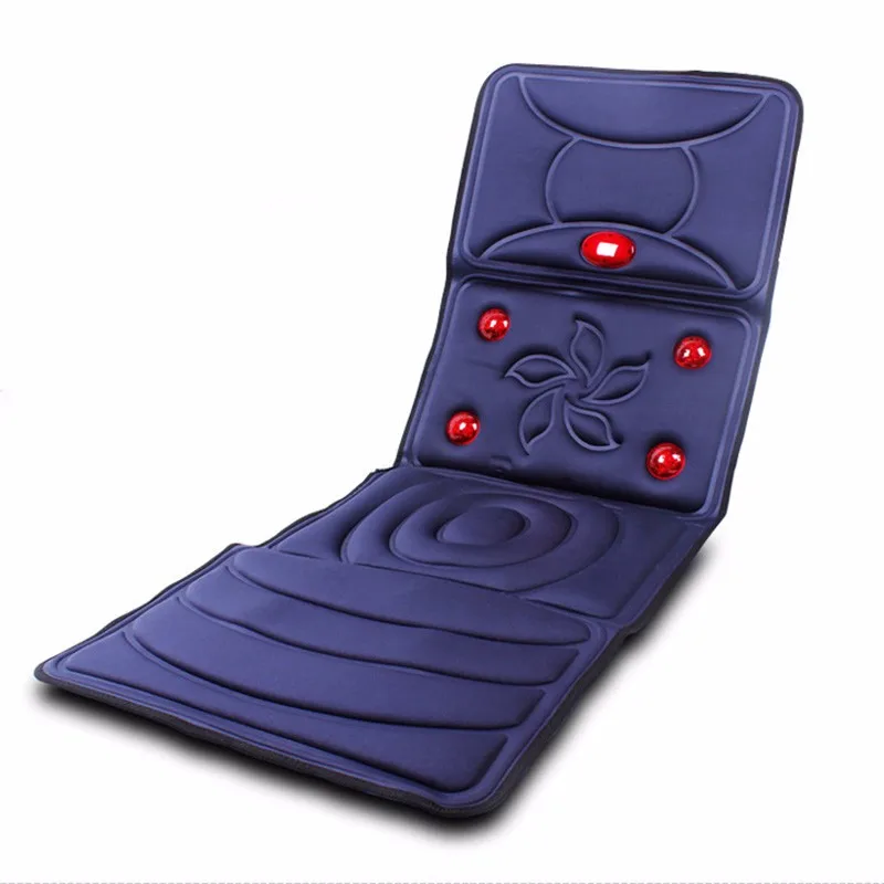 YihCare, Дальний инфракрасный электрический массажный матрас с подогревом, вибрирующий массажер для всего тела, шеи, ног, подушка, кресло, массажный коврик для дома