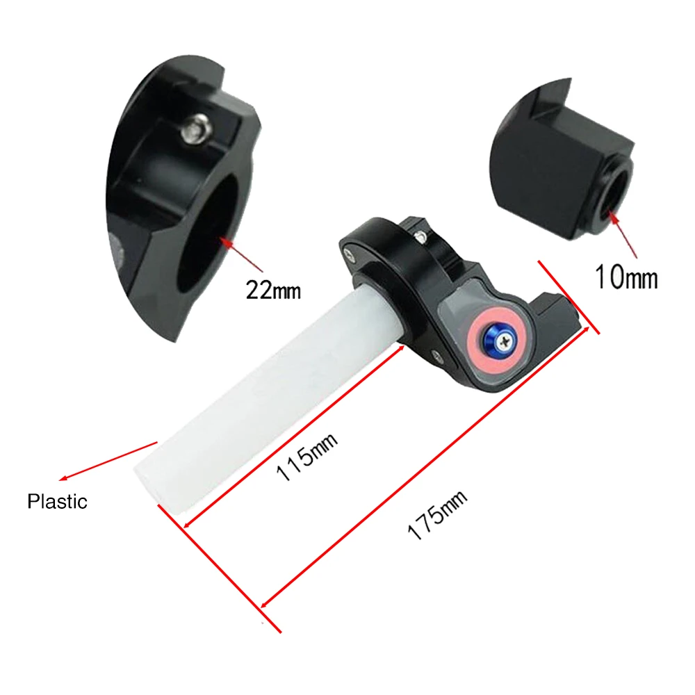 Alconstar-7/" рукоятка мотоцикла с 1/4 быстрым поворотом дроссельной заслонки с кабелем грязи велосипед ямы руль мотокросса KTM CRF kayo