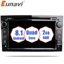 Eunavi 2Din Quad Core 7” Android 8.1 Car DVD Radio Player GPS Navi for Vauxhall Opel Astra H G Vectra Antara Zafira Corsa