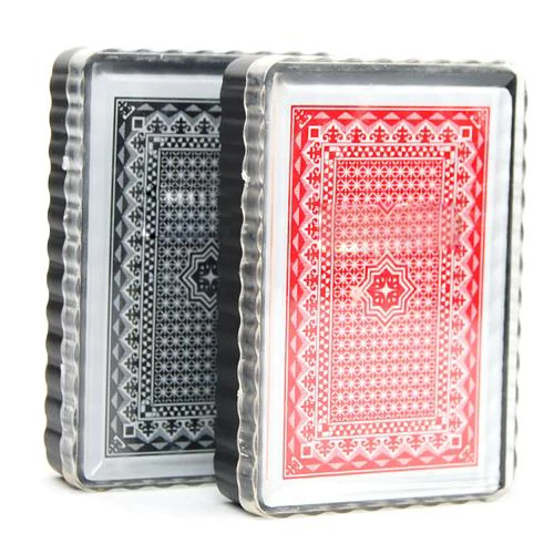 

Hot UK 2 X Deck Set 100% Plastic Poker Size Playing Cards Fun Time