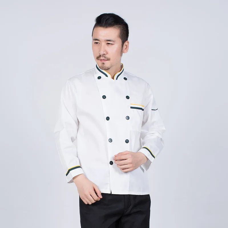 Шеф-повар куртка шеф-повар униформа летний Ресторан отеля одежда Ресторан кухонная форма