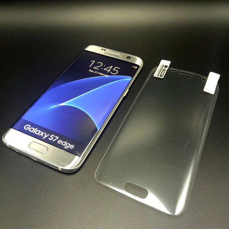 Для Samsung Galaxy S9 + S7 Edge S8 Plus S10 Защитная пленка для экрана Pet полное покрытие (не
