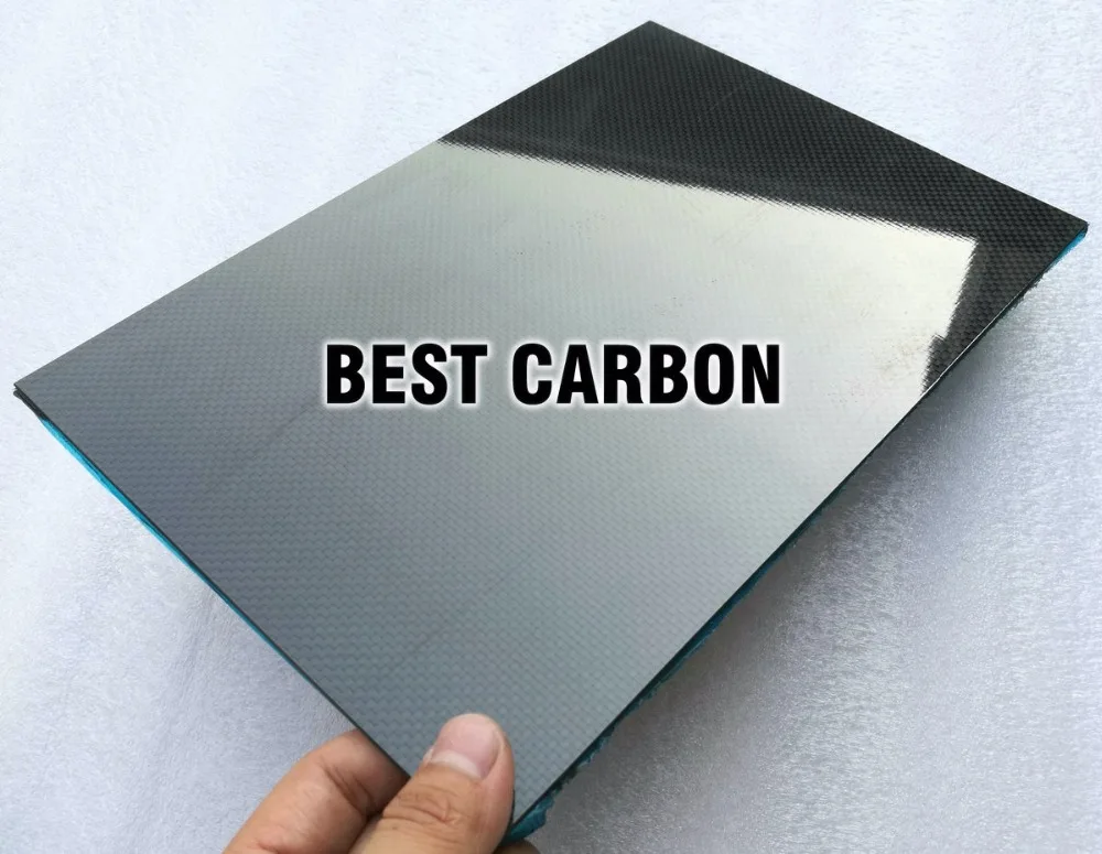 1mm x 200mm x 300mm 100 Carbon Fiber Plate, rigid plate , car board