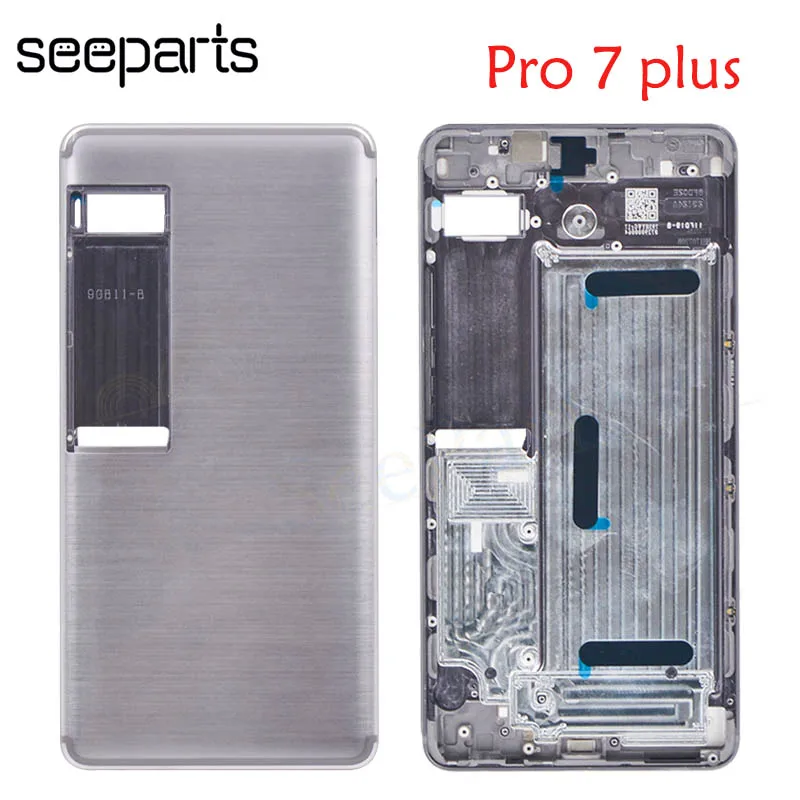 

Gray Replacement Parts For Meizu Pro 7 plus Battery Cover Case Phone For Meizu Pro 7 plus Battery Door Housing Repair Parts