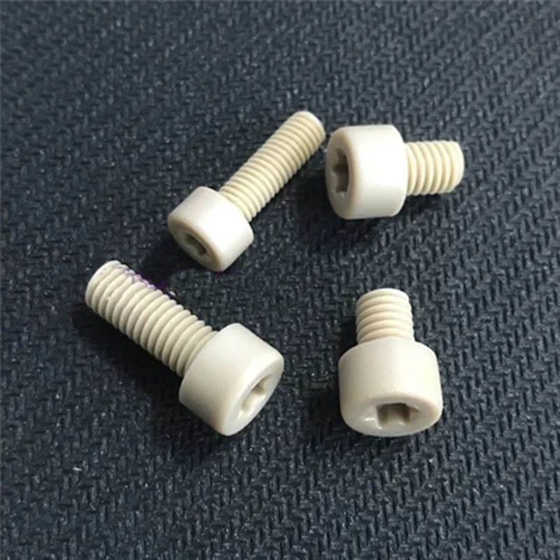 

2pcs M6 Torx High temperature resistant screw Peek screws Round head plum Highs strength bolt 8mm-30mm Length