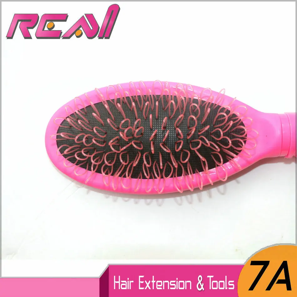 1 шт. образец наращивание волос петлевая щетка/петля для наращивания волос для микро-петли, розовый цвет и размер 24 см X 6 см