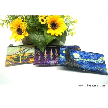 

van gogh The Starry Night designer picture digital printing gift souvenirs art collections customized pencil bag