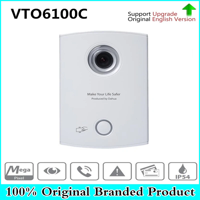 

English version VTO6100C IP Villa Outdoor Station 1.3MP camera with mic and speaker Support Dual-way Bidirectional talk
