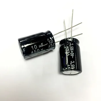 

Free Shipping 10pcs 450V 100uF 100uf 450v 18mmx35mm Electrolytic capacitors new products and ROHS