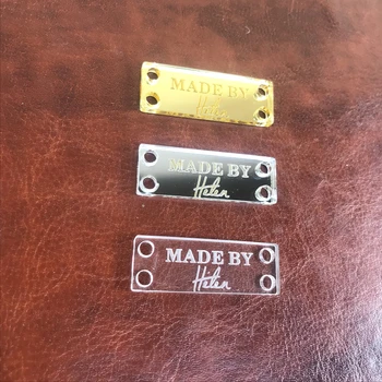 

Custom acrylic tag,clothing tag,sewing on acrylic labels tags,crochet hatsgloves bag,Personalized labels for handmade products