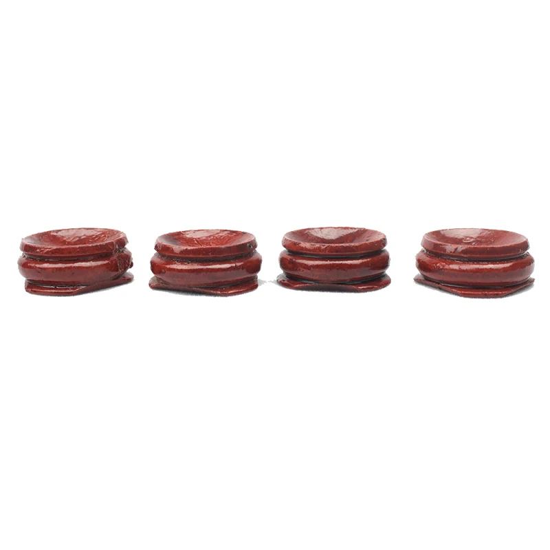

Durable Miniature Retro Red Wood Stand Base for Round Ball Sphere Globe Stone Crafts Display Home Decoration Accessories