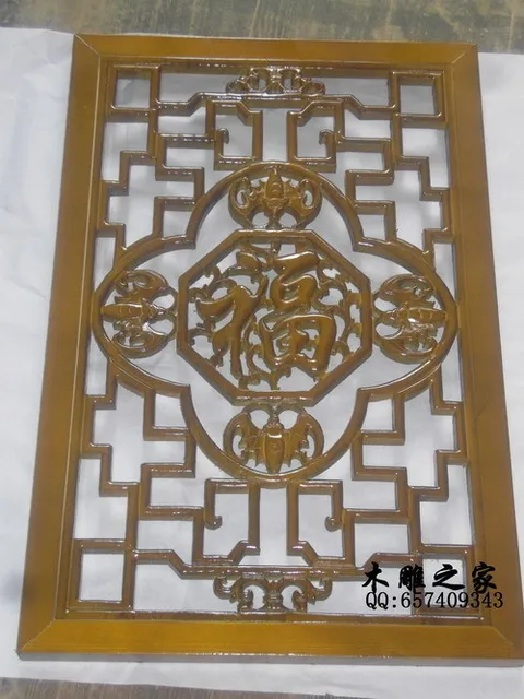 custom dongyang wood lattice windows and doors entrance screen