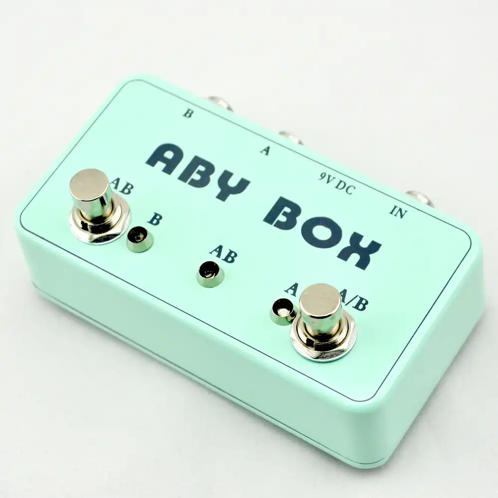 Aby Seletor Combiner Footswich Ab Box Pedal Guitar True Bypass