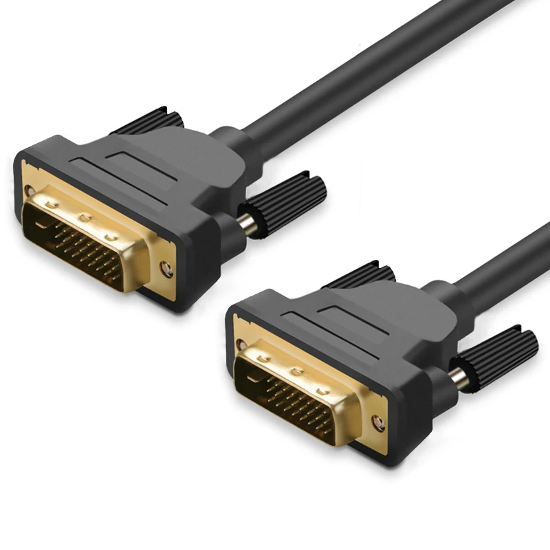 عالية السرعة DVI إلى DVI 24 + 1 مهائي كابلات DVI-D الذهب مطلي كابل DVI مع 3D 1080 P للتلفزيون محمول العارض