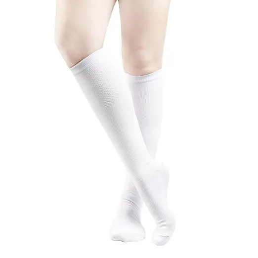 Дэвид Энджи унисекс медицинские компрессионные носки Для женщин Для мужчин Давление варикозное расширение вен ног рельеф Больное колено