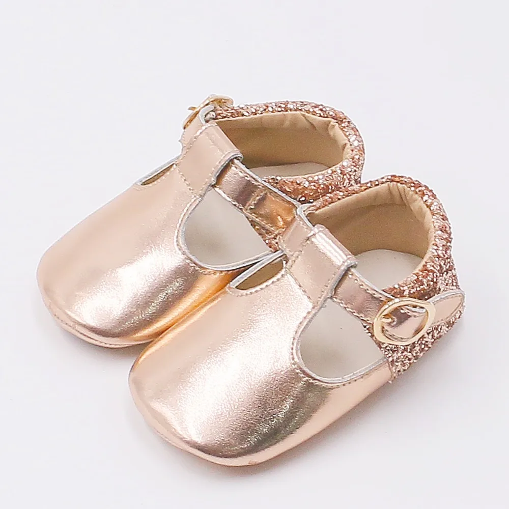 baby rose gold shoes