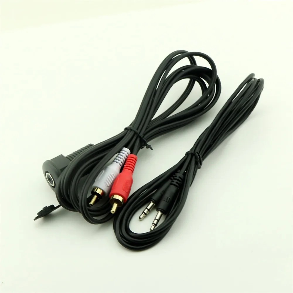 1x Poly-Planar MP3/iPod/SAT Radio 2RCA штекер на 3,5 мм гнездо и 3,5 мм стерео папа-папа аудио кабель 2 м
