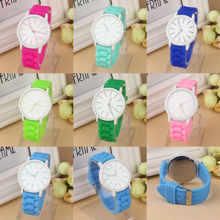 

Hot Sale 7 Colors Silicone Rubber Jelly Gel Quartz Analog Fashion Sports Women Girl Wrist Watch Unisex relogio feminino CLAUDIA