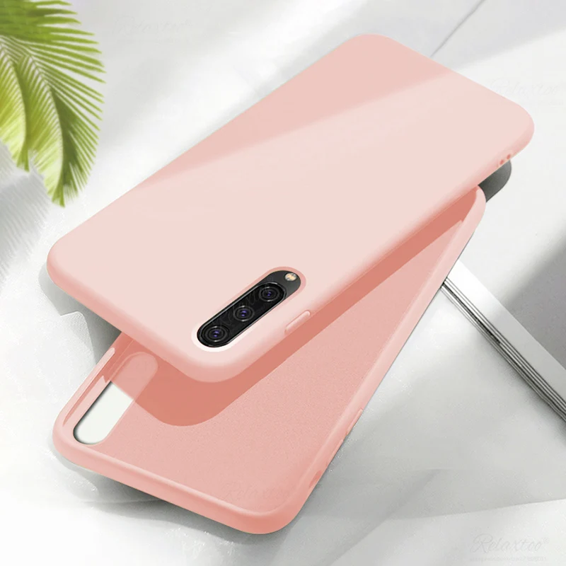 Чехол для samsung Galaxy A50 жидкий силиконовый чехол телефона A 50 A505f Мягкий защитный