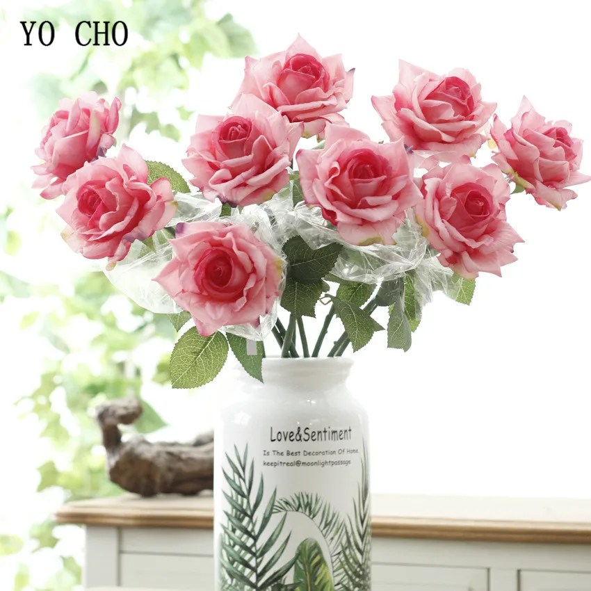 rose artificial flower white peony real touch (31)