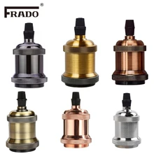 Винтажная Эдисон лампа базы подвесной светильник E27 винтовая лампа алюминиевая основа световая розетка промышленная Ретро фурнитура держатель лампы приспособление