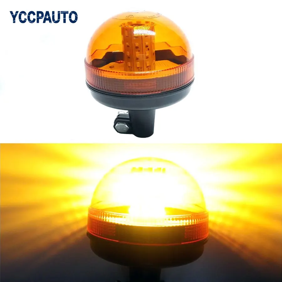 15W Motorcycle LED Light Amber Beacon Emergency Hazard Warning Safe