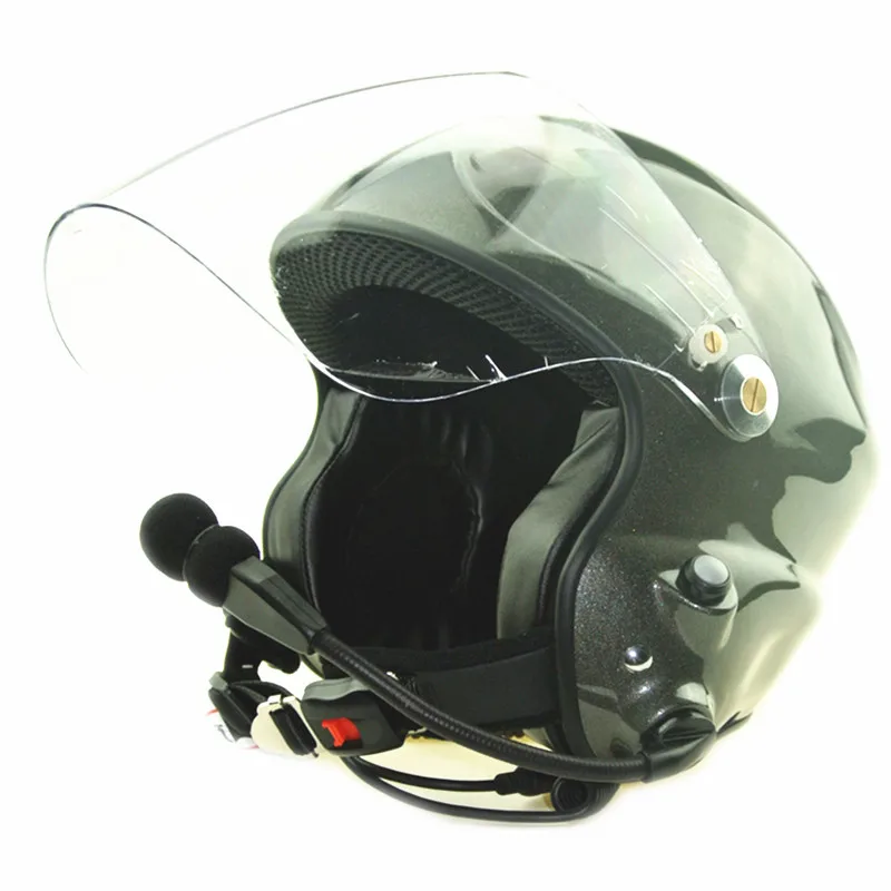 Paramotor с шумоподавлением шлем полной гарнитурой двухстороннее PTT управление