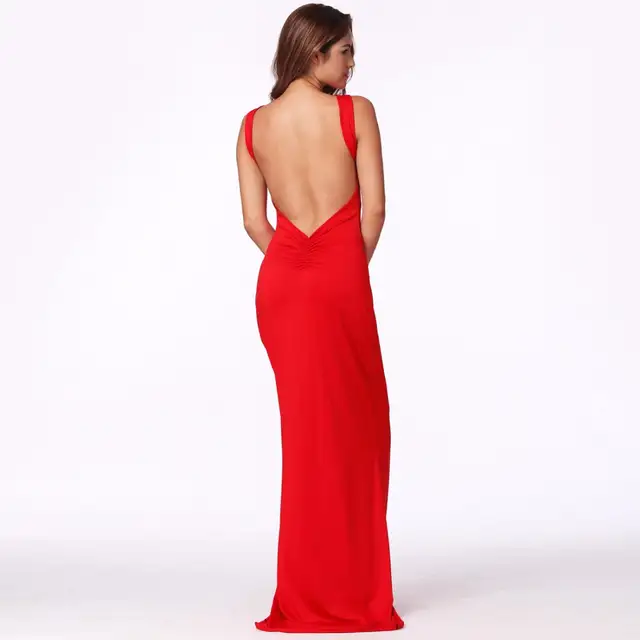 Bare Back Red Dresses