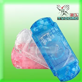 

Clear Blue/Clear Pink/ Transparent Case For PSP 3000 Housing Shell Case