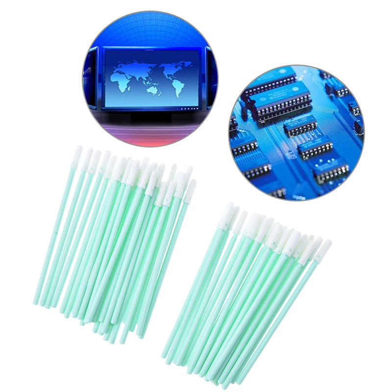 100/Pack Swabs Flexible Clean UV Ink On Digital Printer Head Sponge