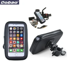Waterproof Motorcycle Phone holder Bike Bicycle Holder Mobile Phone Mount Holder Bag for Samsung S 4 5 iPhone 7 6 5 accessories