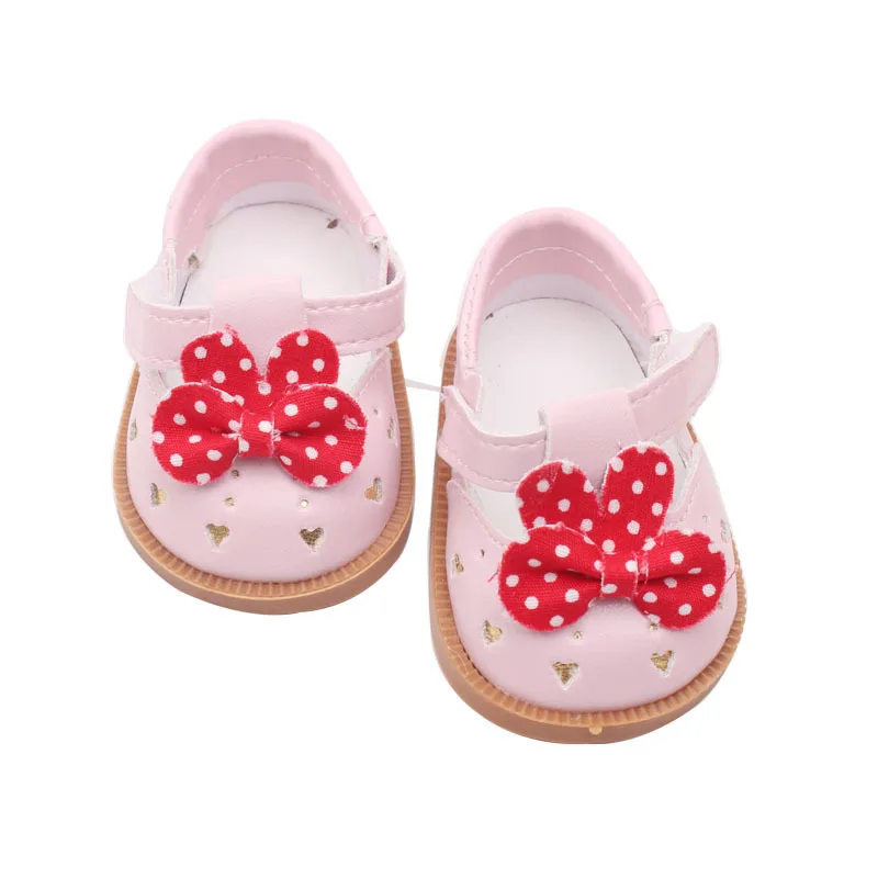 1 пара кукольных туфель для куклы 43 см и 18 дюймовых мини с мультипликационным
