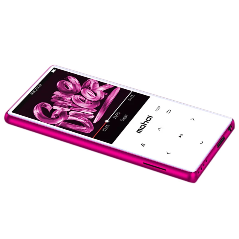 Mahdi M310 16G Bluetooth Mp3 плеер без потерь Hifi мини 2,4 дюймовый экран музыкальный плеер с наушником - Цвет: Red