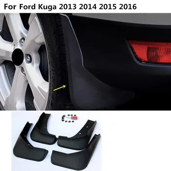 

Car Plastic Fender Soft Mudguard Protection Flaps Splash Mud Guard Frame Hoods 4pcs For Ford Kuga Escape 2013 2014 2015 2016