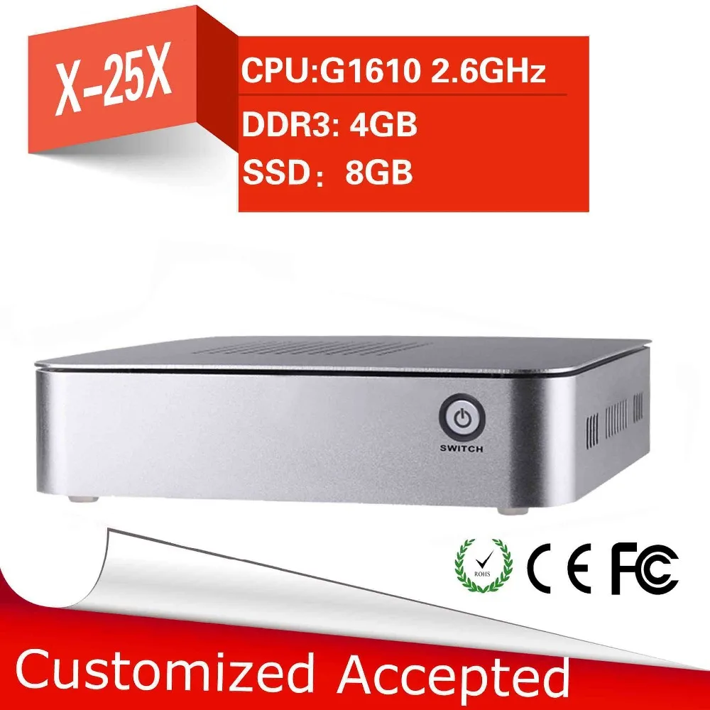 Lowest Price The highest ratio of Intel G1610 cheap mini desktop pc itx computer thin Mini PC fan industrial computer support HD Video Lowest Price The highest ratio of Intel G1610 cheap mini desktop pc itx computer thin Mini PC fan industrial computer support HD Video