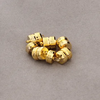 

10pc/lot Hole 2mm Copper Gold Color Magnetic Clasps Connector Clasp fits Bracelet Jewelry DIY Findings F1988