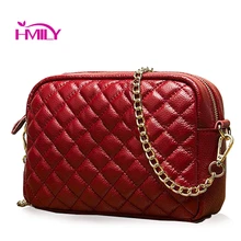 HMILY, модная женская сумка-мессенджер, первый слой, Воловья кожа, сумка через плечо, Женская тисненая натуральная кожа, Повседневная маленькая сумка