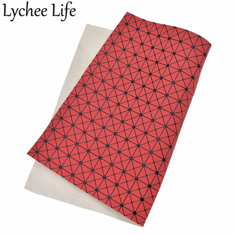 Lychee Life A4 тисненая кожа ткань 29x21 см плед PU ткань DIY ручной работы швейная одежда аксессуары поставки