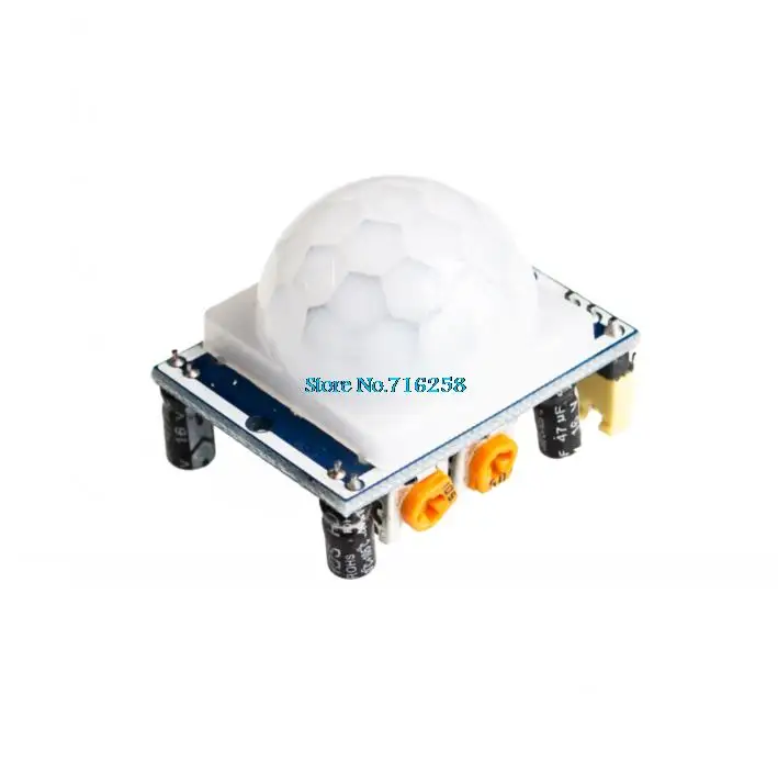 

ship world Free Ship 100pcs HC-SR501 HC SR501 NEW Adjust Infrared IR PIR Motion Sensor Detector Module Security Motion HC-SR501
