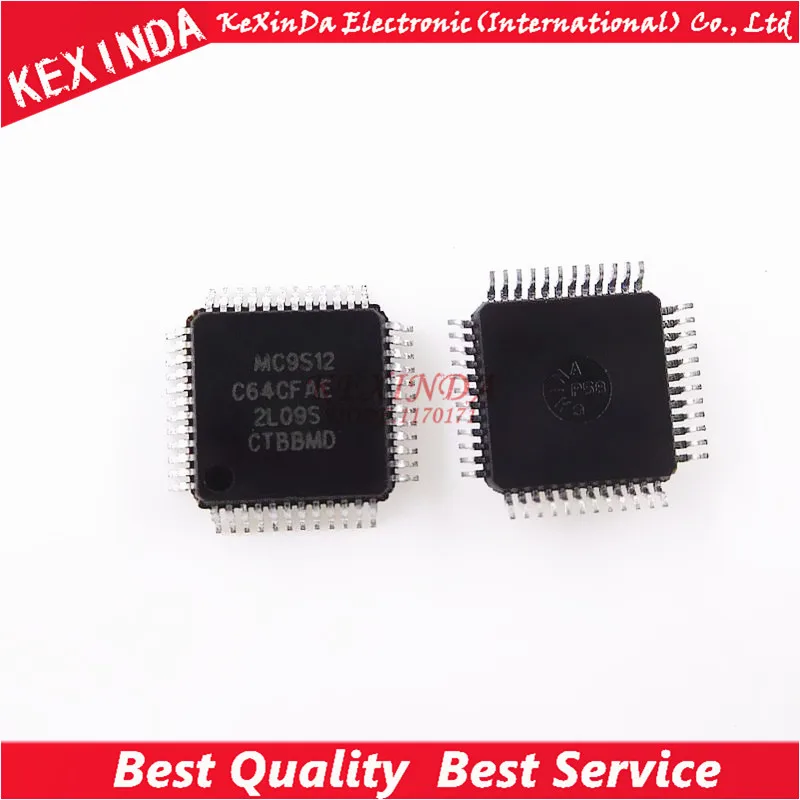 Lot de 10 pièces, livraison gratuite, 9S12C64 48-LQFP HCS12 IC