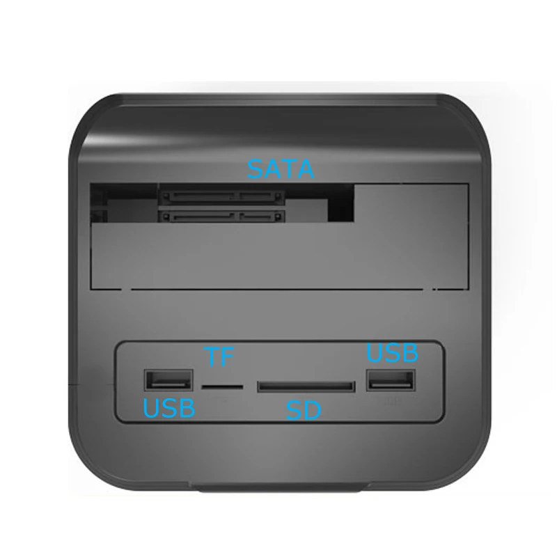 HDD WiFi Docking Station 1 bay Max 8TB Hard Disk Wireless Control App For Android Ios 5
