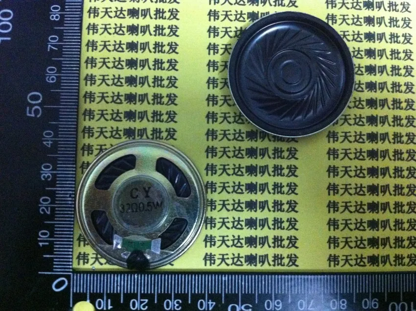 Ультратонкий мини-динамик 32 Ом 0,5 Вт 32R 0,5 Вт диаметр 40 мм 4 см толщина 5 мм звуковой громкоговоритель