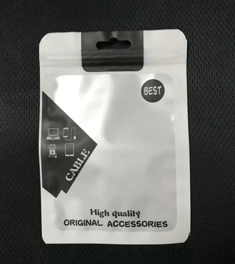 10,5*15 см на молнии сумки розничная посылка сумка Пластик поли Opp Iphone samsung Xiaomi usb-кабель повесить мешок отверстия