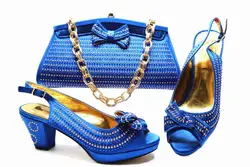 Высокое качество; комплект из туфель и сумочки; модные вечерние свадебные туфли; коллекция 2018 года; Beatuidul; комплект из туфель и сумочки;