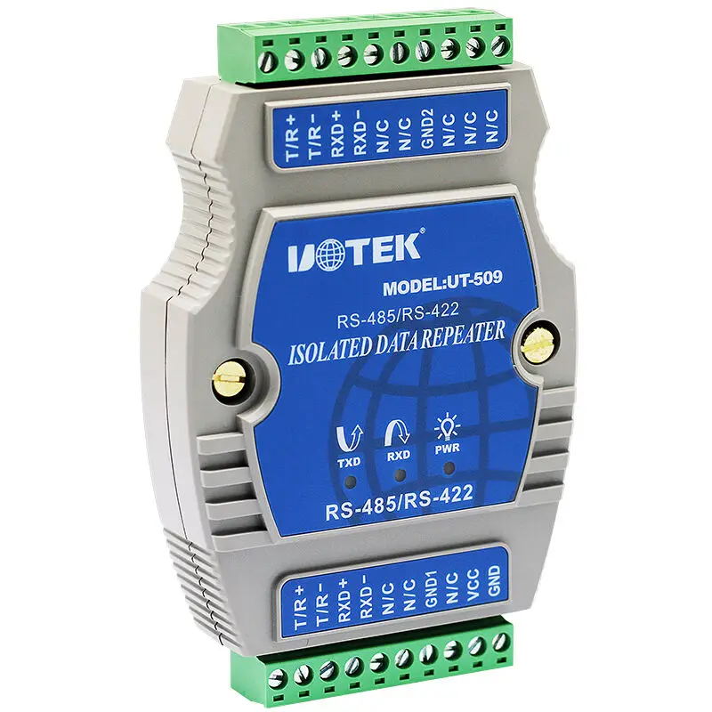 

UT-509 485 repeater industrial grade with photoelectric isolation lightning protection RS485/422 amplification module