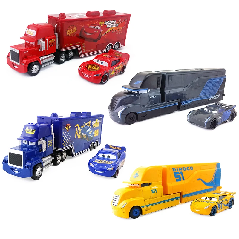 Disney Pixar Cars 2 3 Lightning McQueen Jackson Storm Cruz Mack Uncle Truck 1:55 литой модельный автомобиль игрушки для детей Новинка