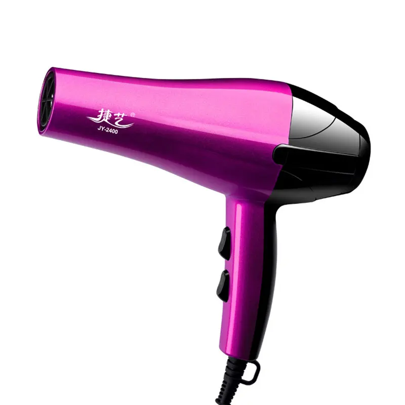 220 В нескладываемая ручка горячий/холодный воздух электрический фен для волос Бытовая быстрая сушка волос JY-2400new - Цвет: purple
