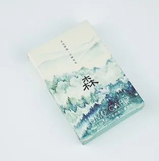 

52mm*80mm forest paper greeting card lomo card(1pack=28pieces)