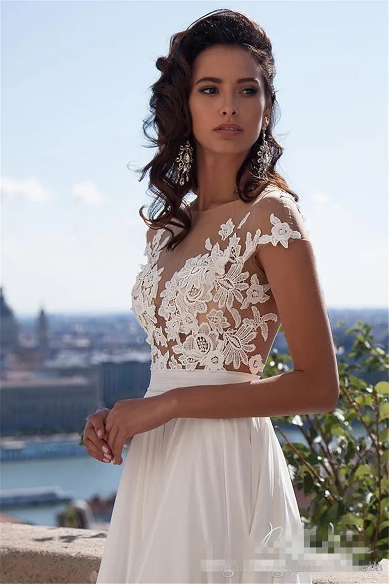 2018-cheap-sexy-beach-wedding-dresses-bohemian-beach-sheer-neck-high-side-split-chiffon-lace-applique-wedding-dress-bridal-gowns-boho (2)