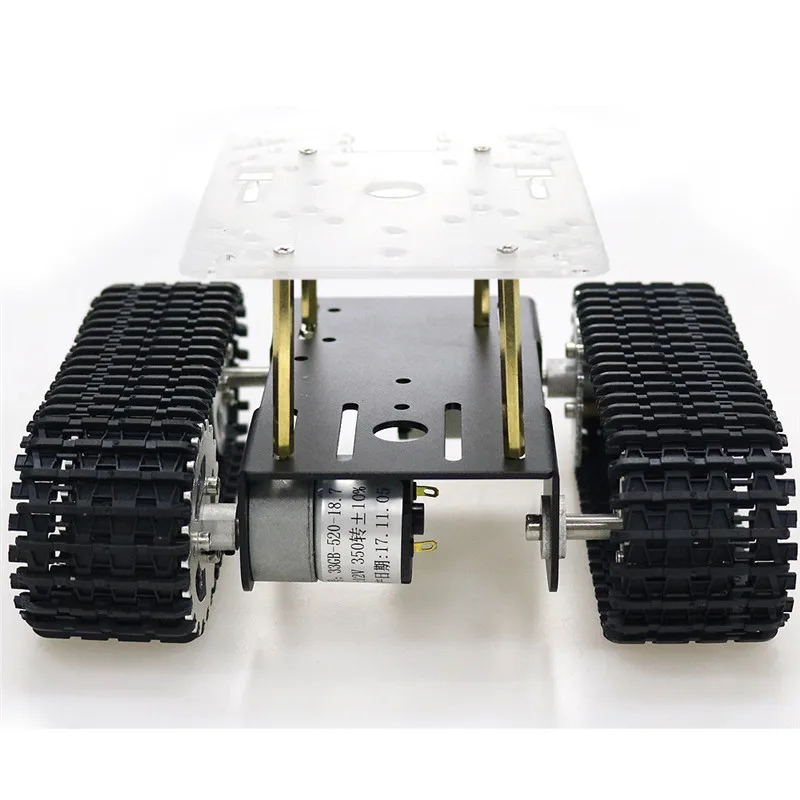 Умный робот шасси танка гусеничный автомобиль платформа с 12V 350rpm Мотор для Arduino DIY
